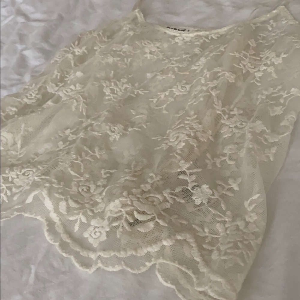 Lace tank
